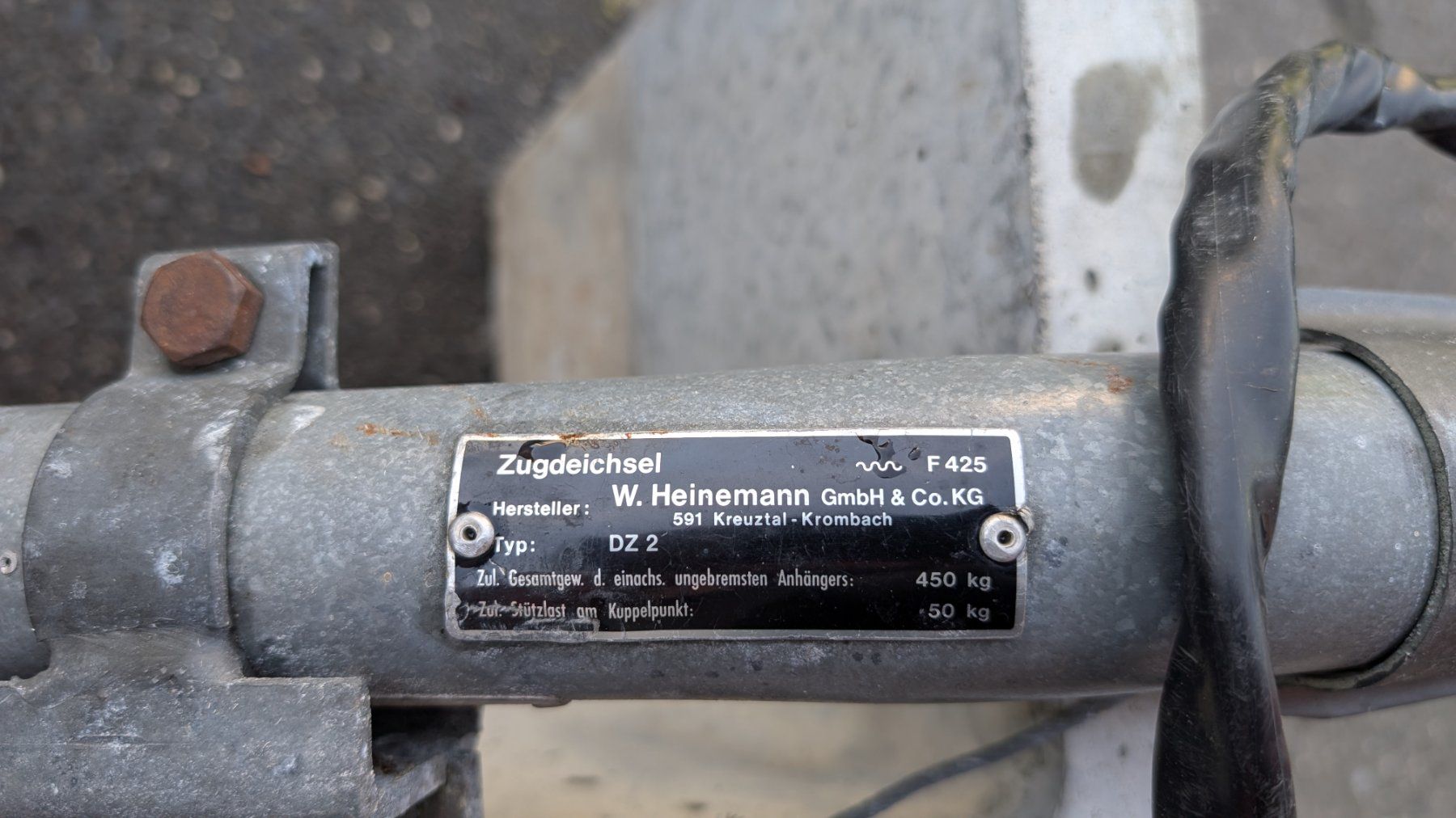 Heinemann Rimorchi: Autoanhänger Heinemann 400kg – Usato da Balzers venduto da Sofa5 4
