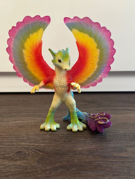 YouthLoxus Leuchtender 3D-Drache 30cm - Flexibel, Solarbetrieben, Regenbogen-Effekt