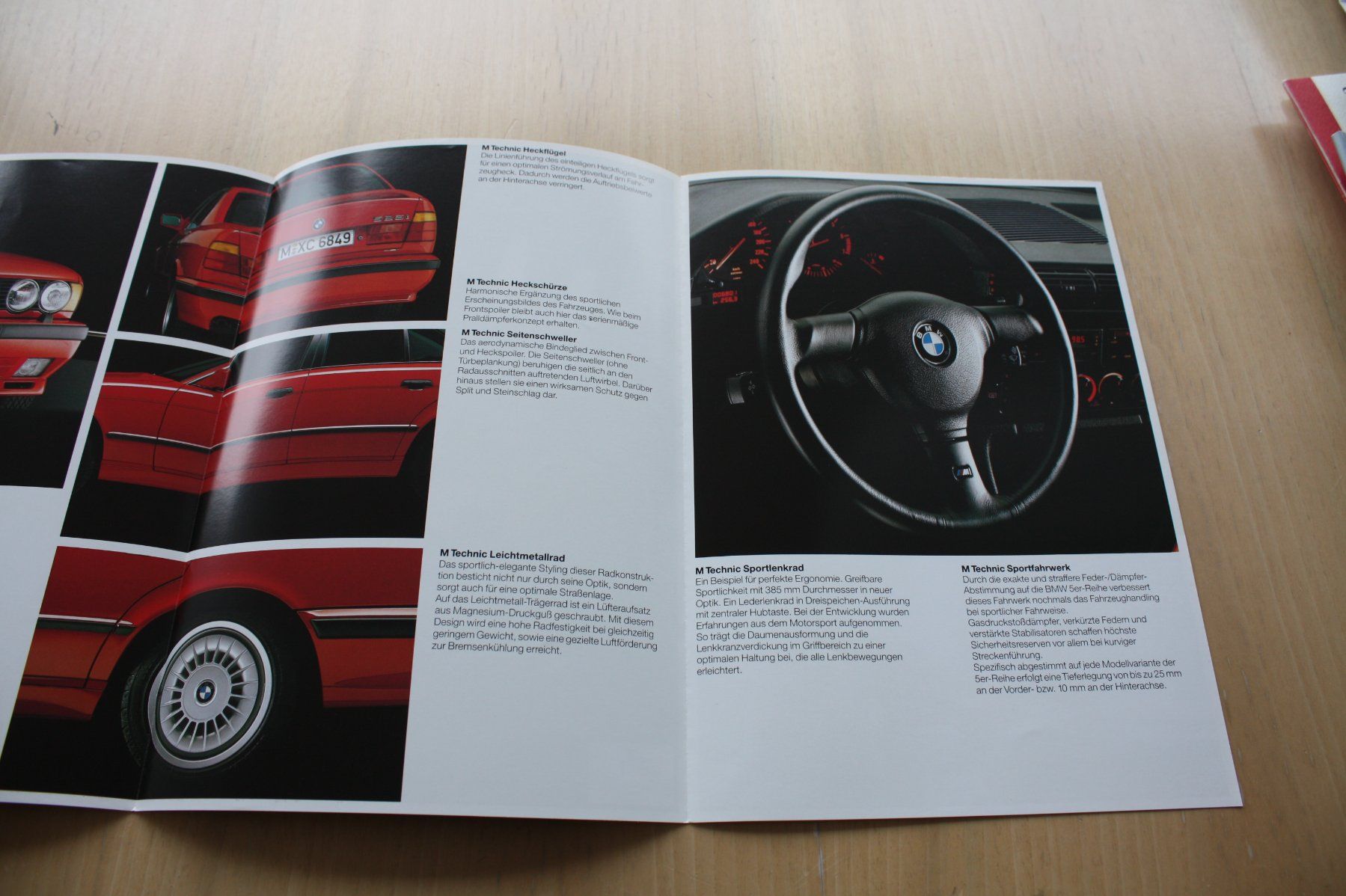 BMW Documenti: Original BMW M-Technic 5er E34 Prospekt 1/1988 – Usato da Wikon venduto da erwin400 3