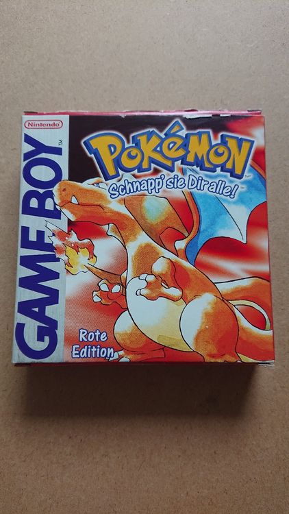 Pokémon Rote Edition Gameboy - Komplett mit Anleitung! (Gebraucht) in ...