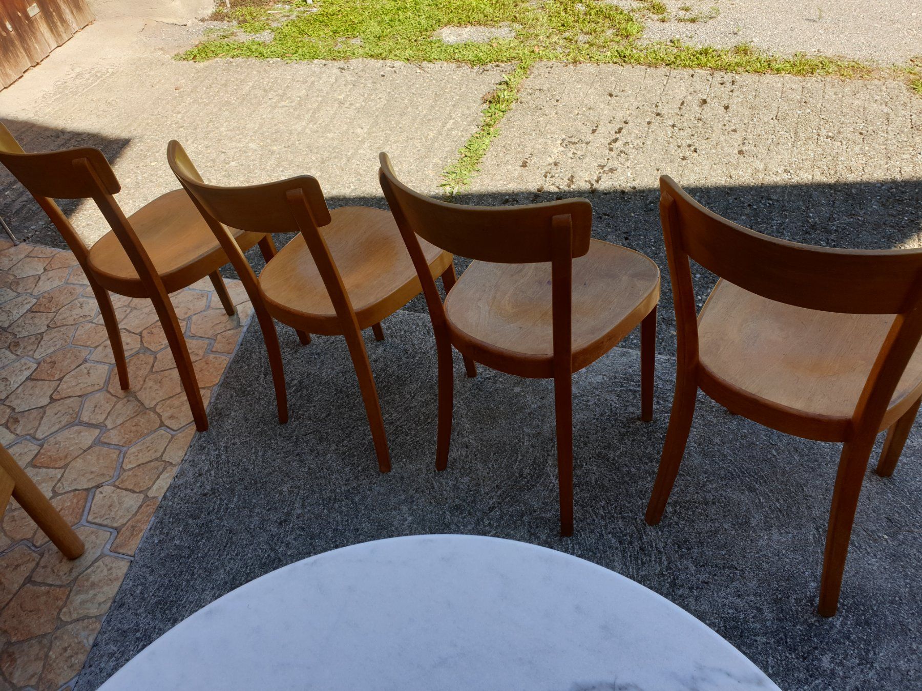 Horgen Glarus Sedie: 4 × schöne Beizenstühle – Usato da rebstein venduto da spacy73 4