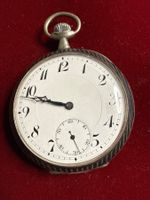 Antike Taschenuhr echt Silber 48 mm