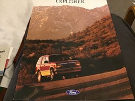 Ford Explorer Verkaufsprospekt 12 Seiten November 1991