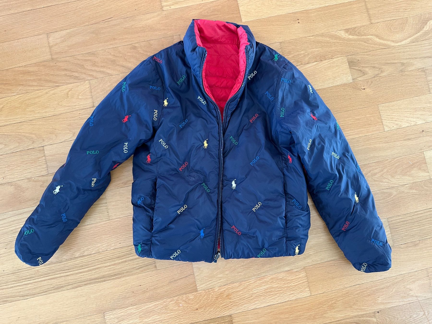 Ralph Lauren Giacche & Cappotti: Ralph Lauren Reversible Blue-Red Jacket Size M, 150 – Usato da Montagnola venduto da eva_gm6j