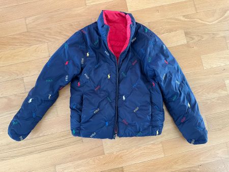 Ralph Lauren Reversible Blue-Red Jacket Size M, 150