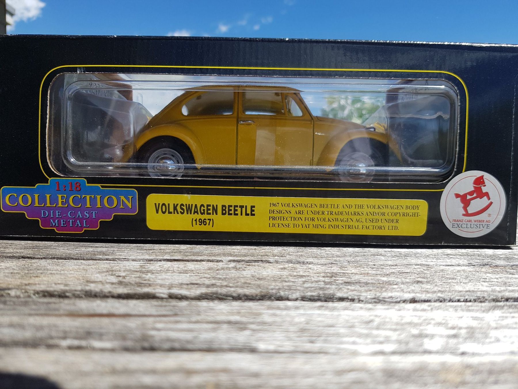 Volkswagen Modellini d'auto: VW Käfer 1967 Modellauto gelb in Originalverpackung – Usato da Jona venduto da dampfnuggi 2