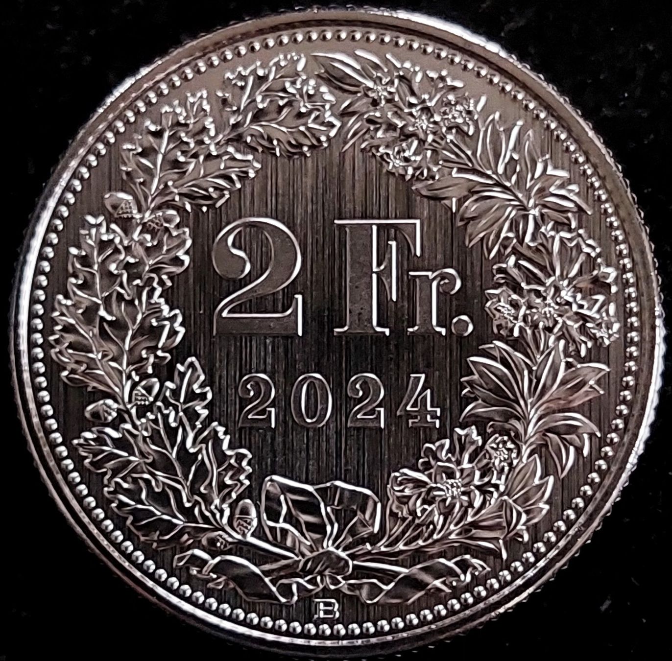 Tutti le monete: 2 Franken 2024 stgl. / aus Münzsatz – Nuovo (secondo la descrizione) da Arch venduto da coinsandmore