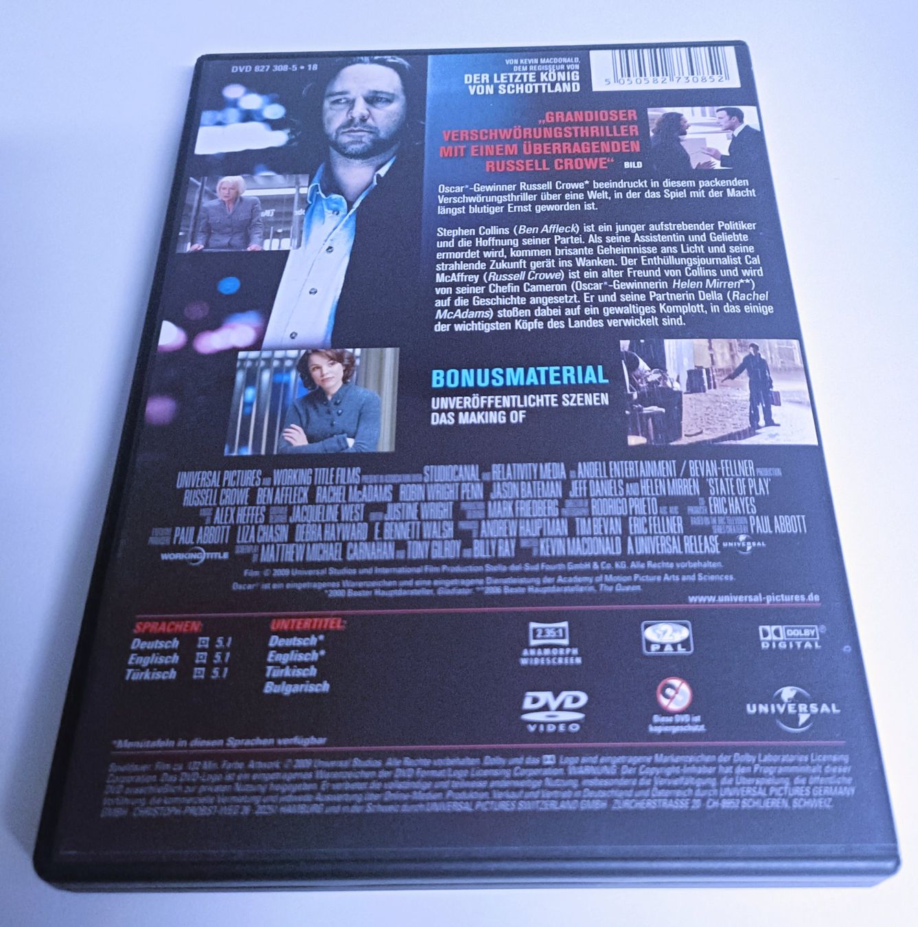 Tutti i DVDs: State of Play - Stand der Dinge – Usato da Köniz venduto da Movieportal007 1