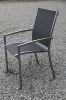 Gartenstuhl Edelstahl mA anthrazit