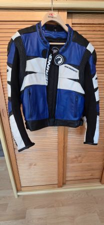 Bering Motorradjacke, Grösse M, blau/weiss - Top Zustand!