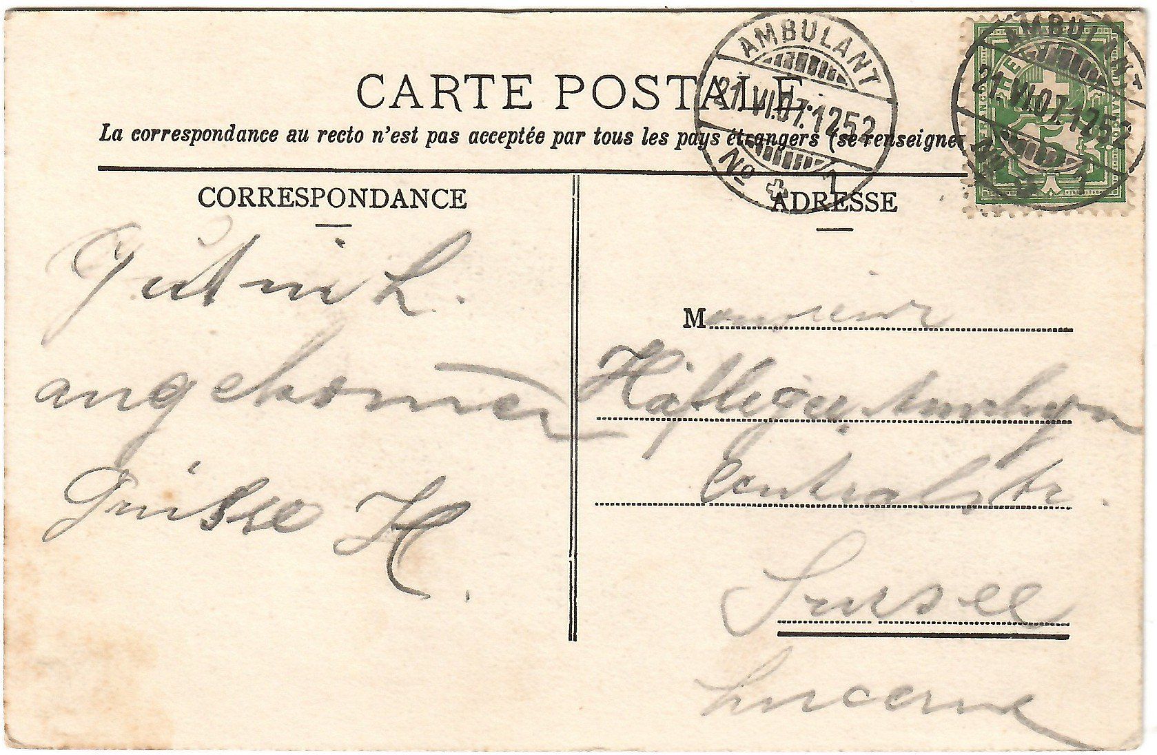 Cartes postales: Ansichtskarte Payerne - Le Bâtiment des Postes – D'occasion à Kerns par etma3 1