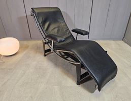 Relaxliege Armlehnen Style of Le Corbusier Chrom LC 4 Liege