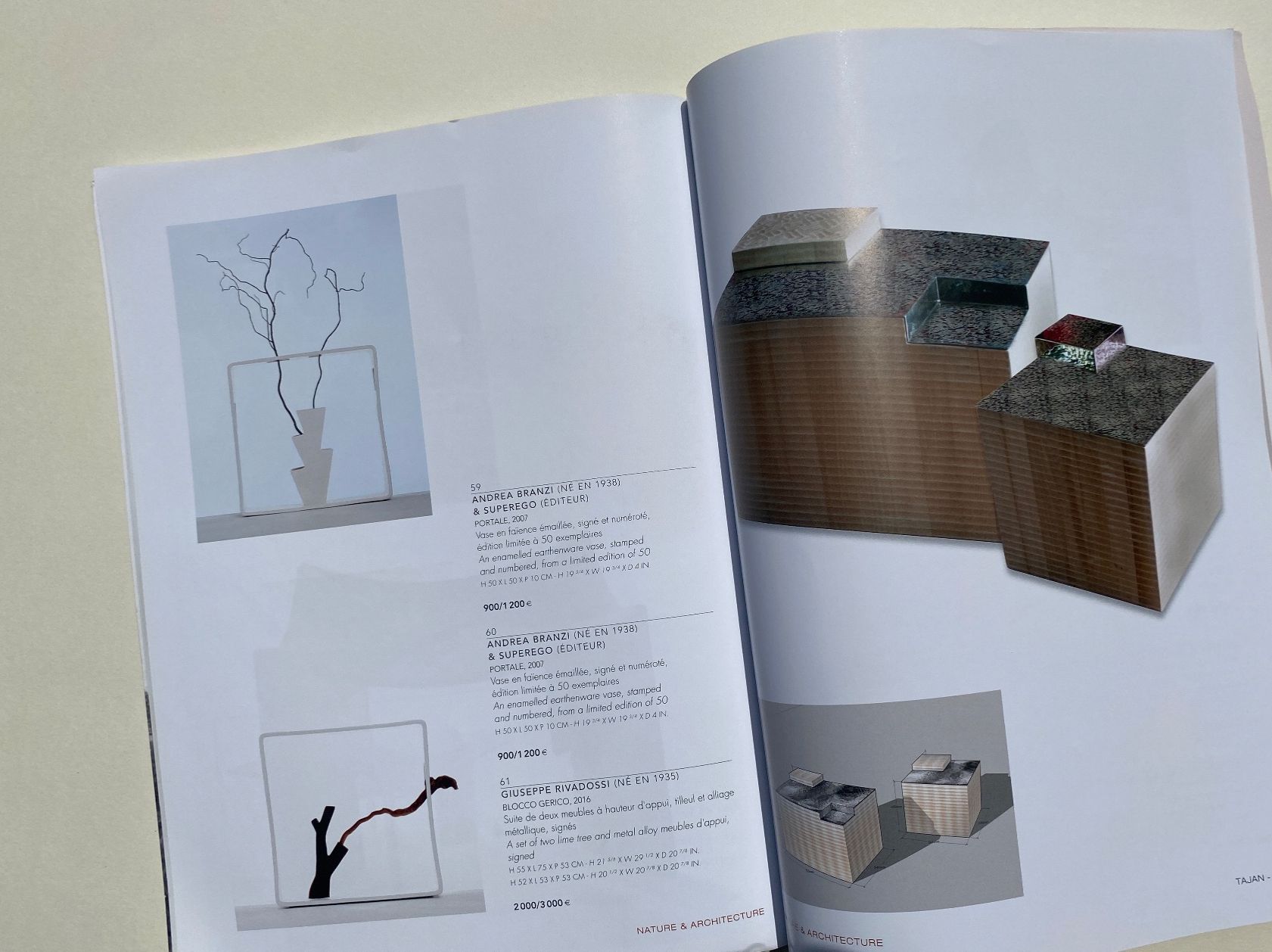 Bücher: Rare TAJAN "Nature & Architecture" Book, Fall Reading! – Gebraucht aus Zürich von lesgarcons 4