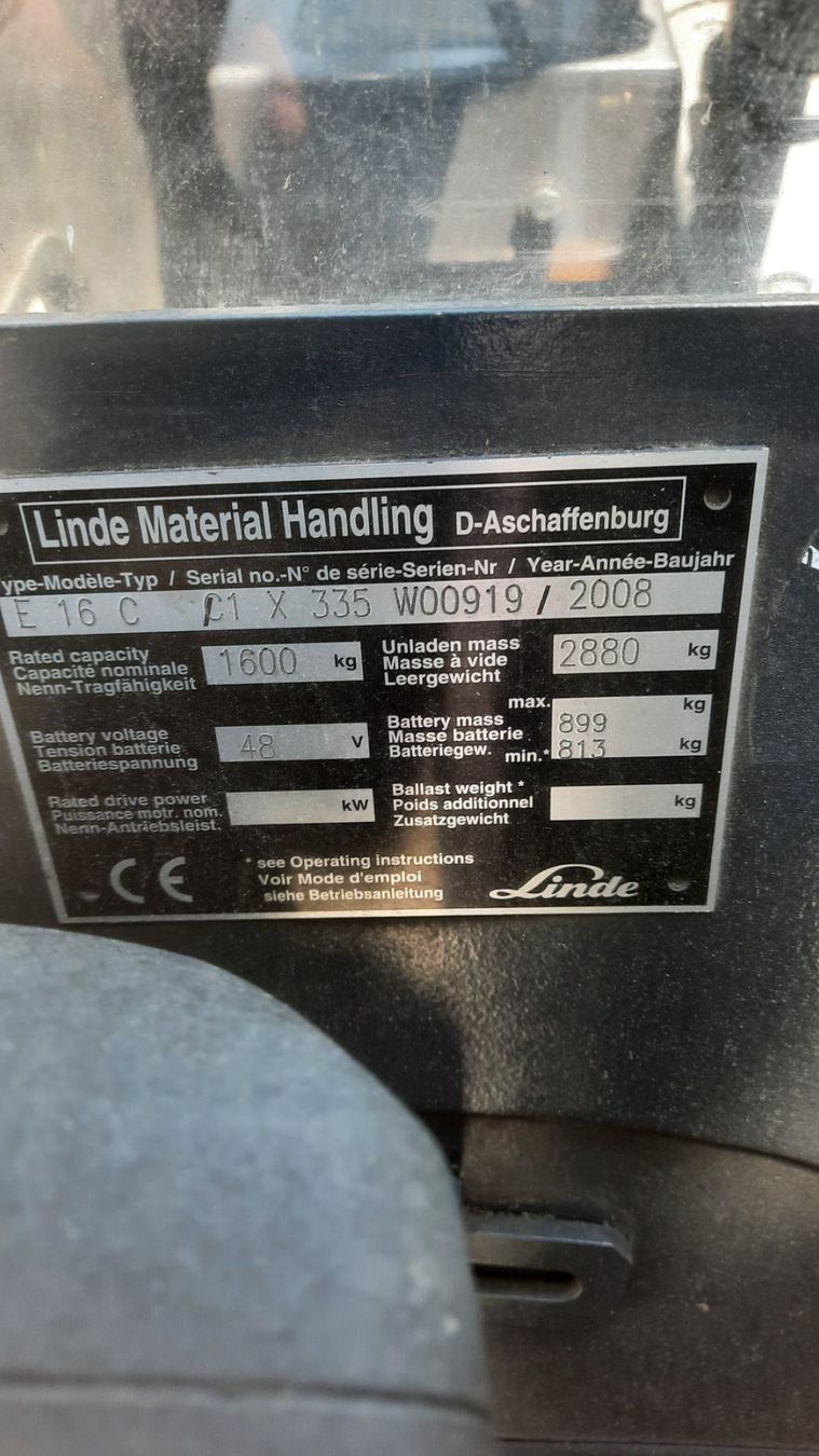 Linde Carrelli elevatori e a forche: Linde Elektro Stapler – Usato da murgenthal venduto da Vision05 4