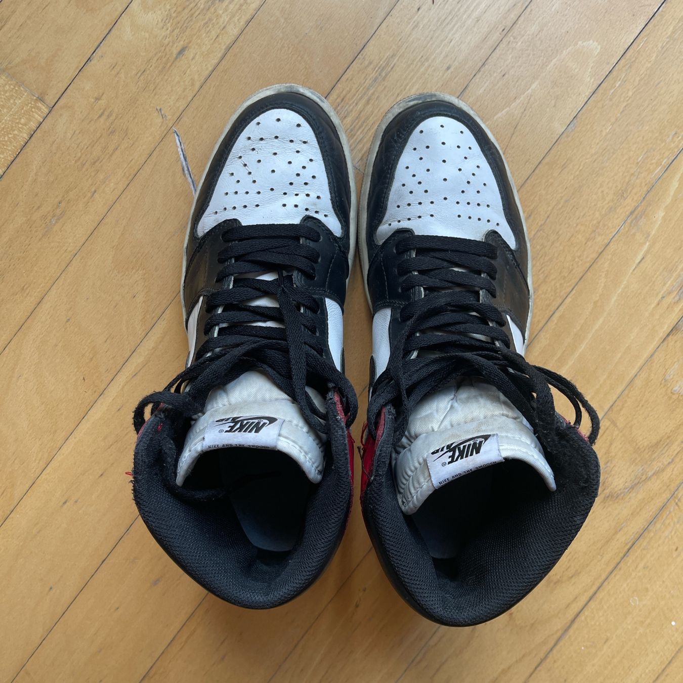 Jordan Scarpe da uomo: Air Jordan 1 Retro High OG 'Black Toe' Gr.45.5 – Usato da Gockhausen venduto da max_t9mh 3