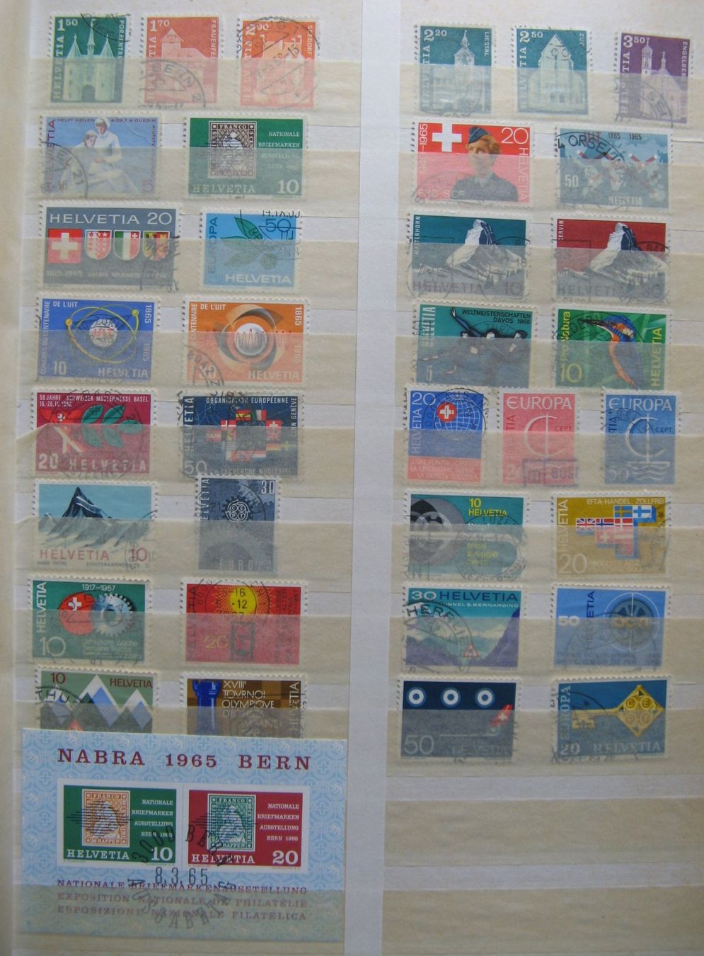 Alle Briefmarken: 1939 - 1976 Frei- und Werbemarken gestempelt – Gebraucht aus Frauenfeld von Interessent1 4