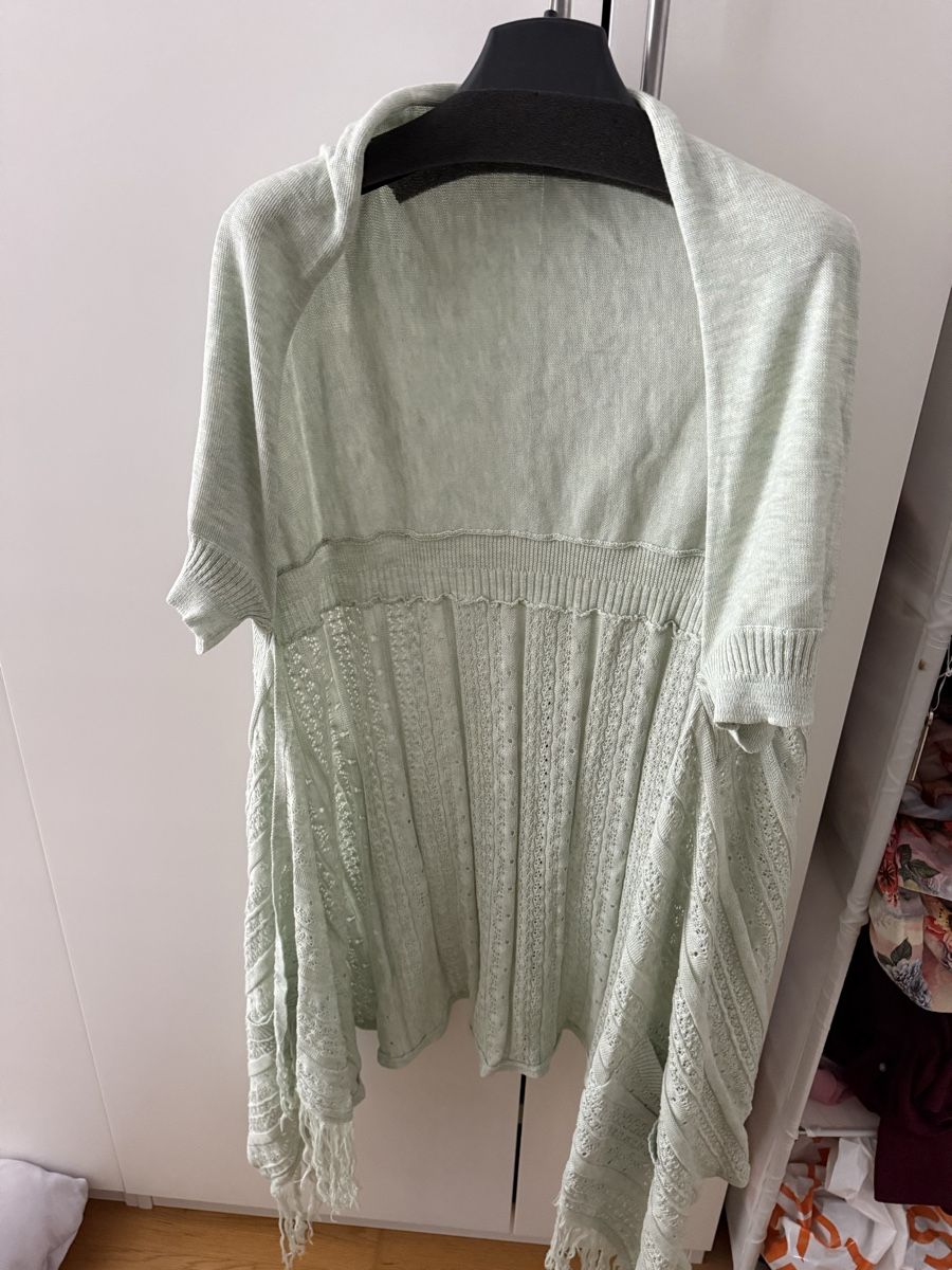 Giacche: Sommerliche Cardigan Strickjacke, helles mint, Grösse S/M – Nuovo (secondo la descrizione) da Auenstein venduto da DailyFinds