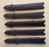 5 x Uhrenband CORN WATCH, schwarz (ohne Schliesse, 17 mm)