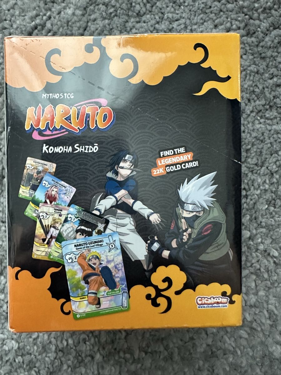 Carte collezionabili: Naruto Konoha Mythos TCG Booster Box / Display 1st. Wave – Nuovo e nell'imballaggio originale da Grafenried venduto da CapyCardClub 1