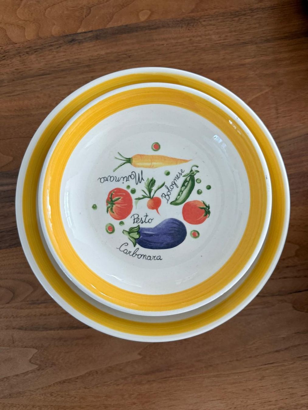 Services de table: Spaghetti-Plausch Teller Set – D'occasion à Zürich par pri_c2jq 1