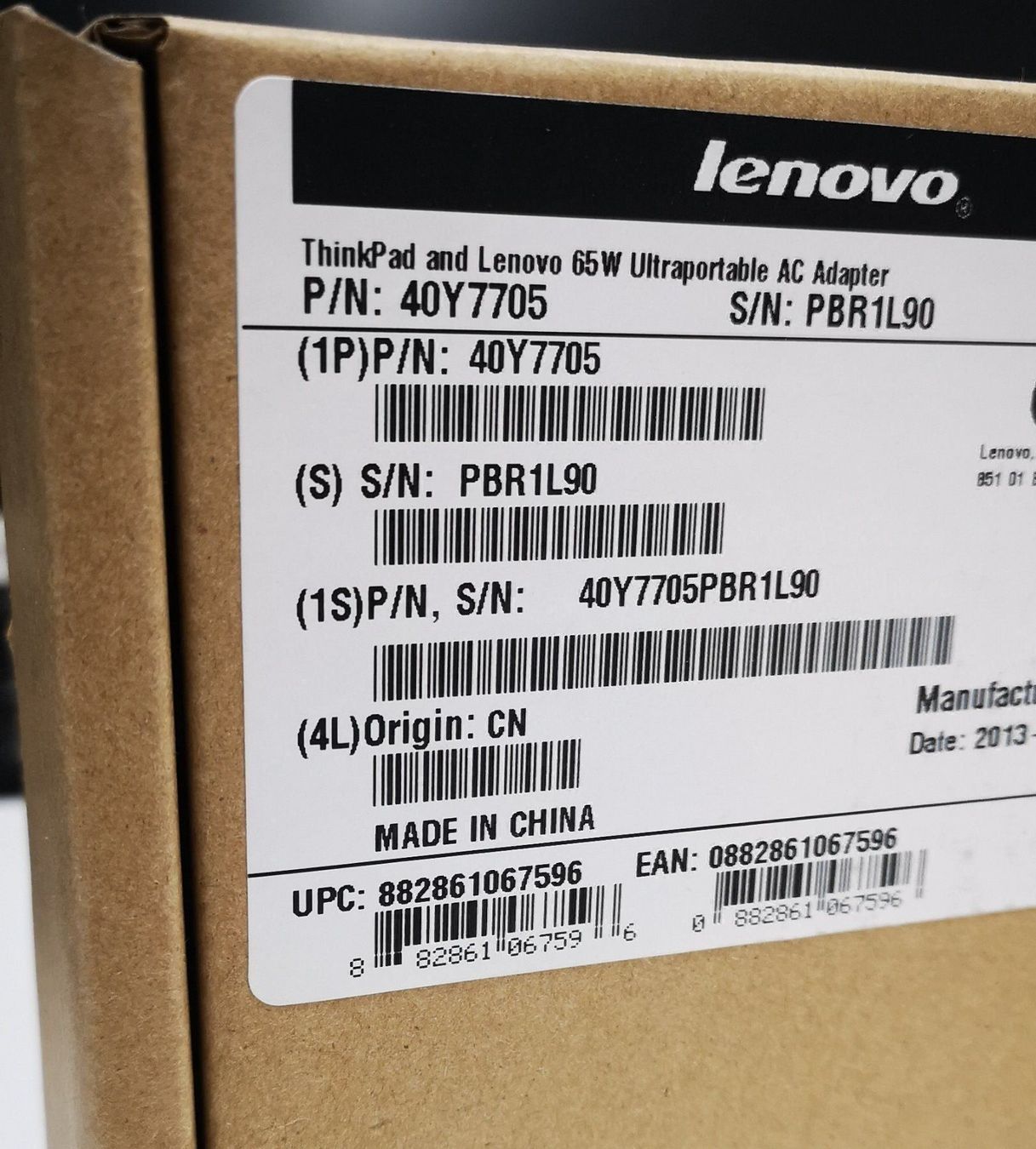 Lenovo Caricabatterie: Lenovo Netzteil 65 Watt – Nuovo e nell'imballaggio originale da Oberwangen b. Bern venduto da Vittorio0 1