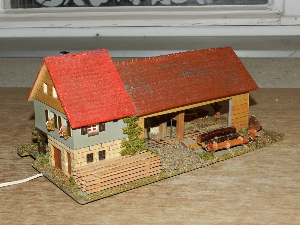 Faller H0 Romantisches Sägewerk aus Holz und Karton (Gebraucht) in Jona ...