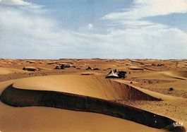 Sahara Español: Jaimas de nómadas en pleno desierto vor 1976