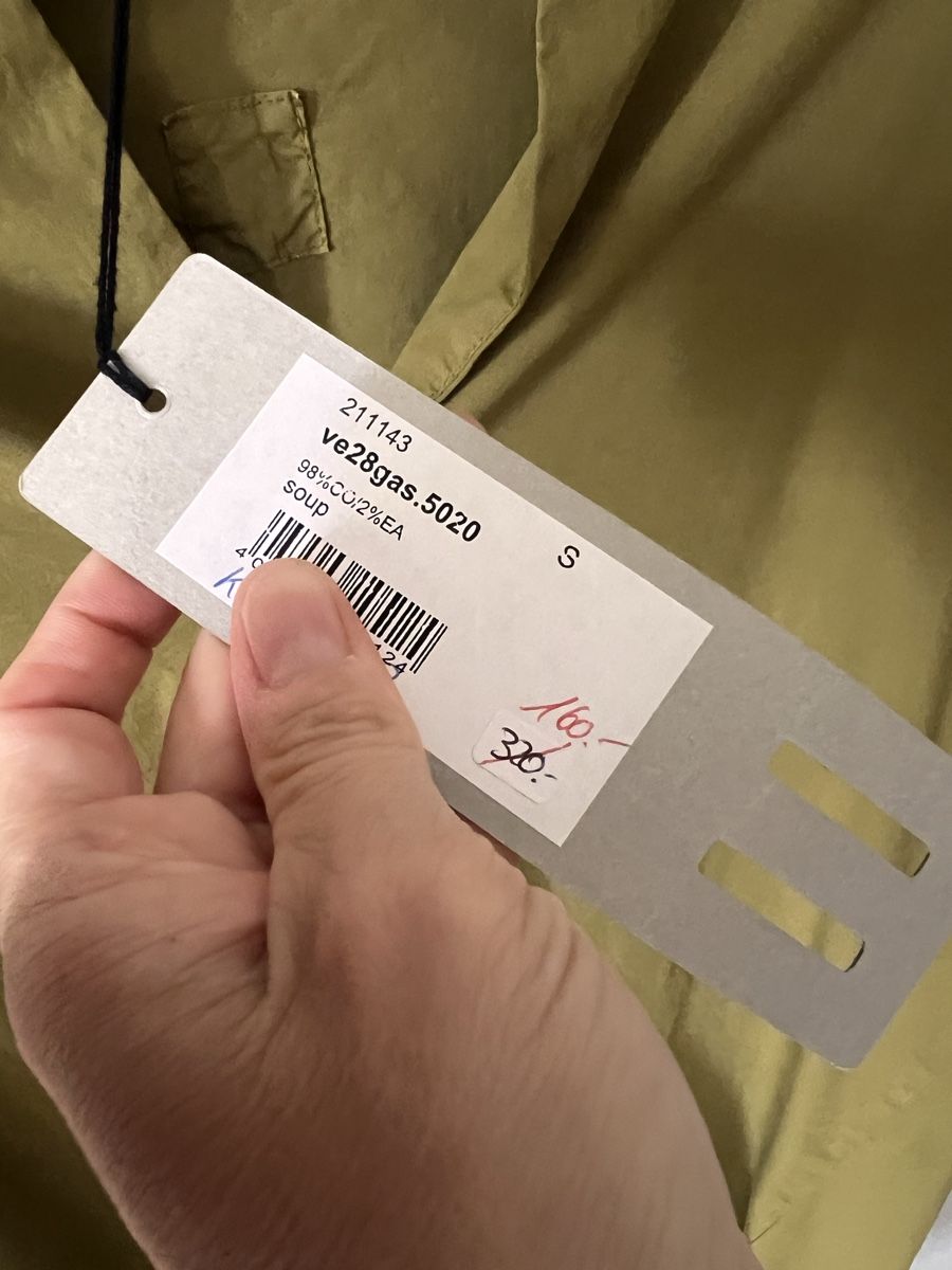 Hannes Roether Vestiti: Kleid Hannes Roether, Gr. S, Baumwolle, oliv, NEU – Nuovo (secondo la descrizione) da Solothurn venduto da Brini06 2
