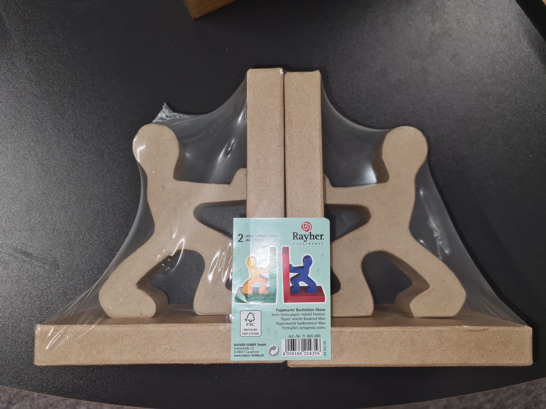 Statuette: Pappmache Buchstützen Figur – Nuovo e nell'imballaggio originale da Killwangen venduto da KIANA08