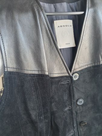 Gilet dame en Daim, XS/S