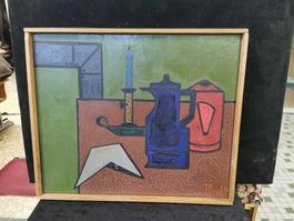 HUILE SUR TOILE SIGNÉE ET DATÉE 58