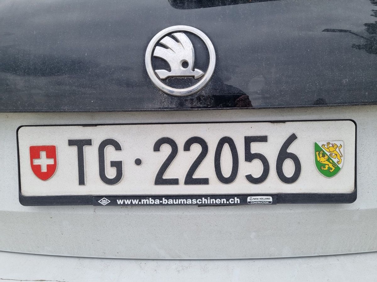 Insegne: Kontrollschild TG 22056 – Usato da Frauenfeld venduto da Reto89