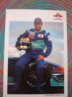 ENRIQUE BERNOLDI RED BULL SAUBER AUTOGRAMMKARTE ANTIK