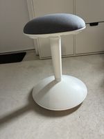 IKEA Nilserik Aktivhocker  weiss grau neuwertiger Zustand