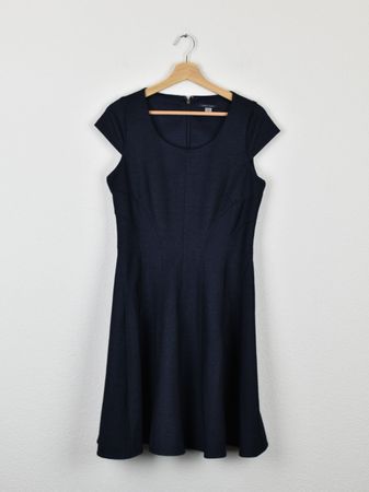 Tommy Hilfiger Kleid, Gr.38/40 (10), blau, A-Linie