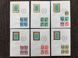 CH 1971 FDC Ersttagsbrief Serie Portraits Effigie