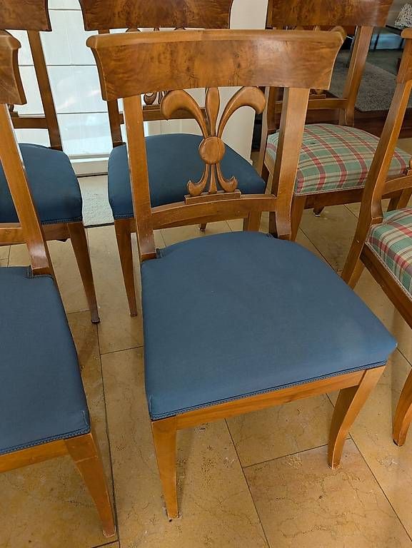 Chaises: 6 Biedermeier-Stühle Nussbaum – D'occasion à Zürich par McFlurry49 1
