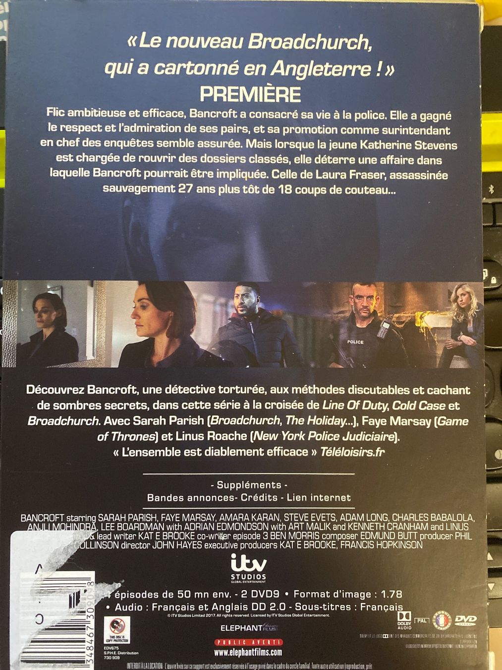 Tutti i DVDs: Commissaire Bancroft: Saison 1 intégrale (2 DVD) – Usato da Le Brassus venduto da cinema13 1