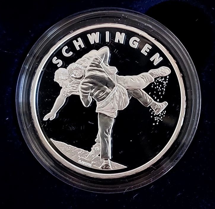Tutti le monete: 20 Franken 2013 Silber pp Schwingen Box – Nuovo (secondo la descrizione) da Arch venduto da moneyswiss 1