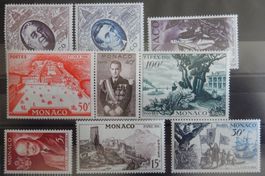 Monaco Kat. 527-35 **/* 1956