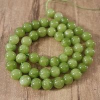 1 Strang Natürliche Grün Peridot Perlen 8 mm