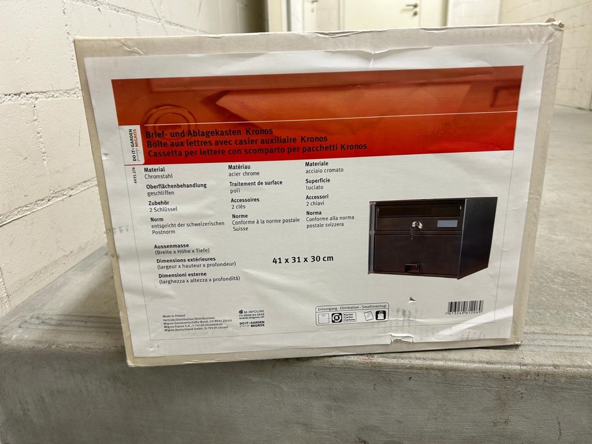 Altro per la casa: Briefkasten "Kronos" mit Stütze - Neu & Originalverpackt! – Nuovo e nell'imballaggio originale da Brüttisellen venduto da vpavlidis