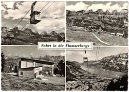 Flumserberg - 4 Bild AK
