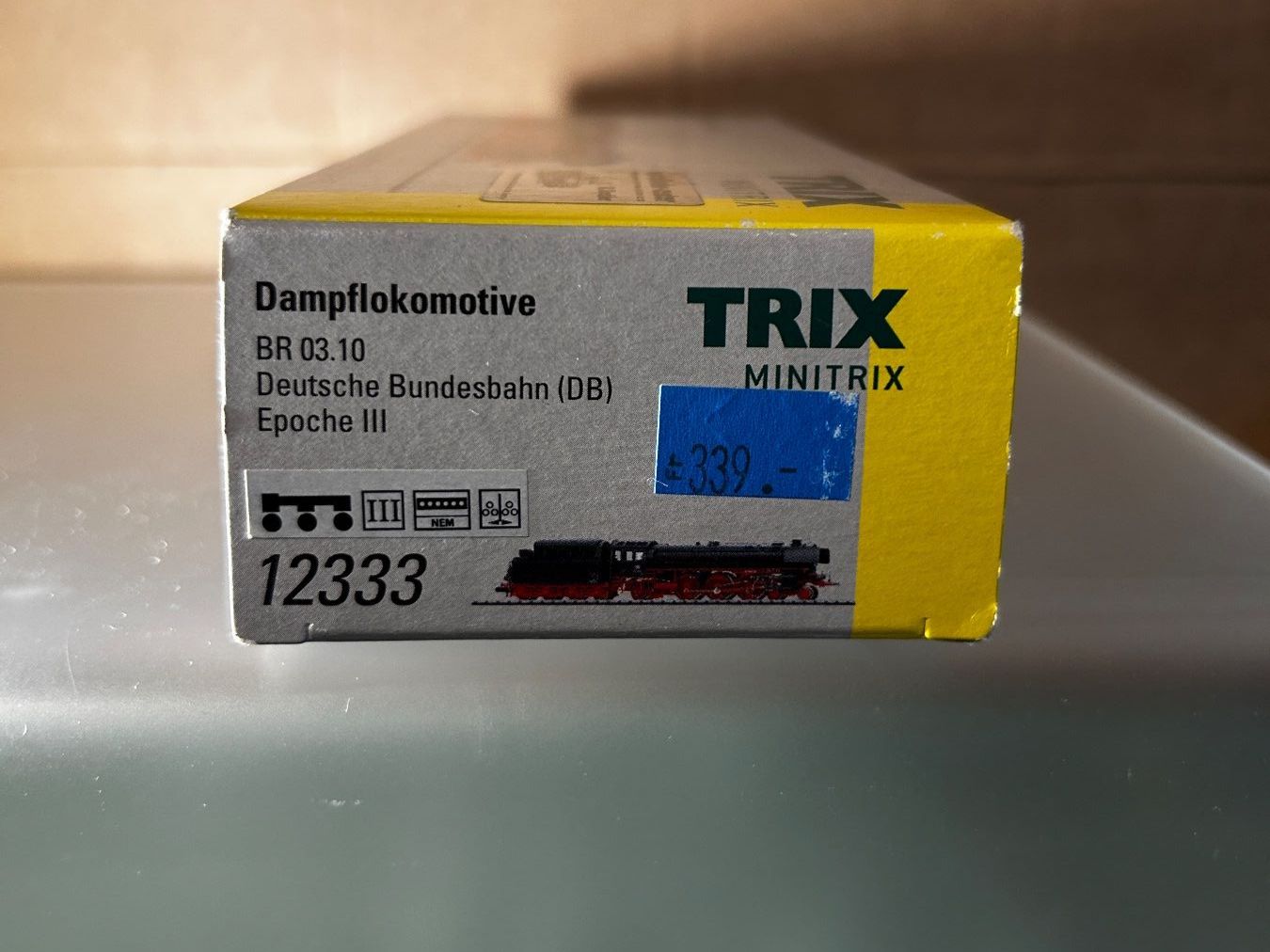 Trix Modellini di ferrovie: Minitrix 12333 Dampfflok BR 03 100 Spur N – Usato da Salvenach venduto da Ricardo3280 1