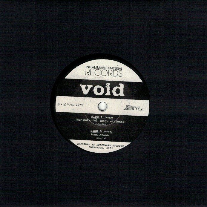 Dischi in vinile: Void (UK) - Raw Material (Requisitioned)  7” – Usato da Lugano venduto da mdal 1