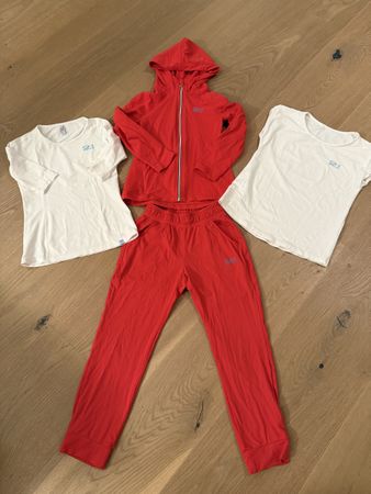 Sportbekleidung Set: SportKind, Grösse 122, Rot/Weiss