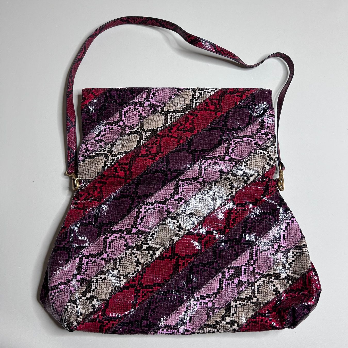 Zara Borse da donna: Zara Bag / Clutch with Snake Print – Usato da St. Gallen venduto da look-twice 2