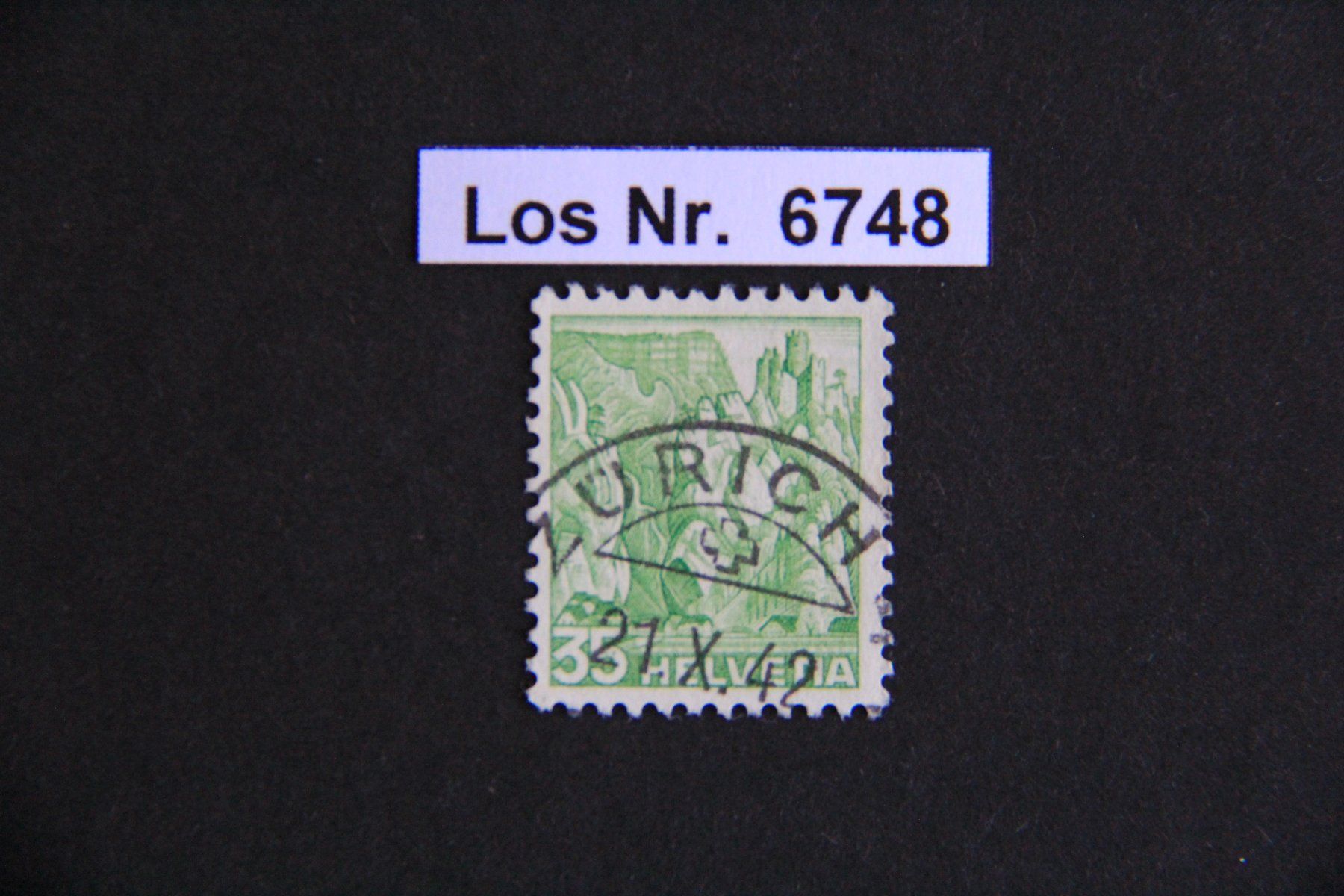 Tutti i francobolli: CH 1936 Ortsstempel mit Datum                       Los 6748 – Usato da Volken venduto da jukon65