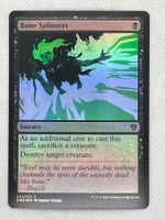 MTG Foil Bone Splinters Dominaria United seltene Karte