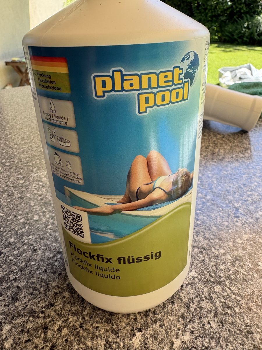 Piscine: FLOCKfix flüssig planet pool – Nuovo (secondo la descrizione) da Herzogenbuchsee venduto da warrior77 1